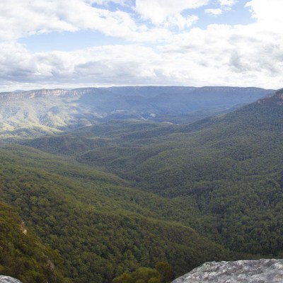 a view of a rocky mountain