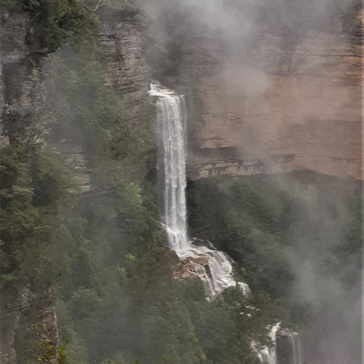 a lot of smoke around it